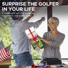 Load image into Gallery viewer, KINGTOP 3 ft White Golf Flagstick Sets with USA Flags, 2 Pack
