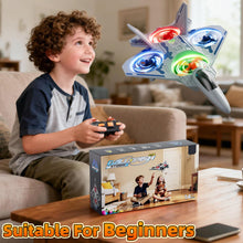 Load image into Gallery viewer, RC Plane Jet Drone with One Key Take Off-Landing, Headless Mode, 360° Flip for Kids Boys