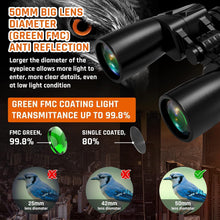 Load image into Gallery viewer, 10-30x50 Zoom Binoculars for Adults High Powered