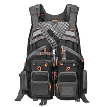 Load image into Gallery viewer, Gonex Fly Fishing Vest for Men Women, Trout, Adjustable Size, 18 Pockets