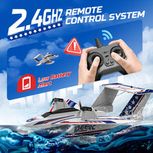 Load image into Gallery viewer, 3CH Amphibious RC Plane for Water, Land & Air, Remote Control Airplane Flying Boat Toys,2.4GHz 6-axis Gyro Stabilizer