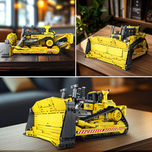 Load image into Gallery viewer, Bulldozer Building Set, APP Remote Control Loader RC Bulldozer Construction Toy with 2.4GHz Multi-Player Mode 22001