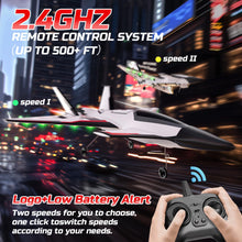 Load image into Gallery viewer, Future RC Plane 4 Channel Remote Control Jet Hobby Airplane with LED Lights RTF Aerobatic Aircraft Toys,2.4GHz 6-axis Gyro Stabilizer