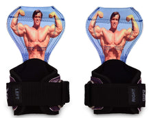 Load image into Gallery viewer, Cobra Grips Weight Lifting Gloves with Adjustable Neoprene Padded Wrist Wraps - (PRO Arnold Leather)