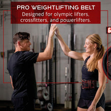 Load image into Gallery viewer, Dark Iron Fitness Genuine Leather Weightlifting Belt - Black X small