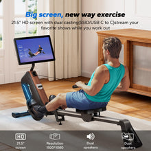 Load image into Gallery viewer, MERACH Rowing Machines for Home - 21.5" HD Screen