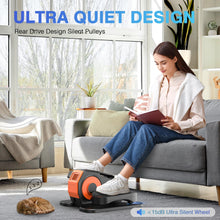 Load image into Gallery viewer, Under Desk Elliptical, Elliptical Leg Exerciser for Seniors - Orange
