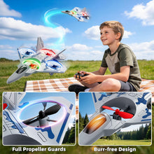 Load image into Gallery viewer, RC Plane Jet Drone with One Key Take Off-Landing, Headless Mode, 360° Flip for Kids Boys