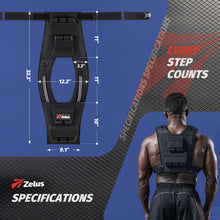 Load image into Gallery viewer, ZELUS Weighted Vest Men, 23lbs/36lbs/45lbs Adjustable Weight Vest with 10/16/20 removable Iron Weights and Reflective Strips, No-Bounce Design for Strength Training, Running, HIIT & Calisthenics