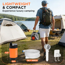 Load image into Gallery viewer, Ann Katy Portable Camping Shower Pump, Rechargeable Electric Outdoor Shower