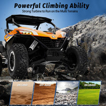 Load image into Gallery viewer, Remote Control Car All Terrain for Zforce, 4WD Off Road UTV Trucks with 3 Speed and LED Bodylight, 1:12 Scale Electric RC, 2 Batteries Included