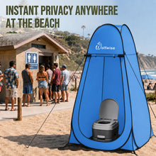 Load image into Gallery viewer, WolfWise Pop Up Shower Tent for Camping Essentials, Compact & Lightweight