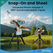 Load image into Gallery viewer, 8x42 Binoculars for Adults High Powered with Phone Adapter & Tripod