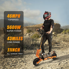 Load image into Gallery viewer, Electric Scooter,5600W Dual Motors Scooter,46 MPH Folding Commuting Electric Scooter Adults with Dual Braking & Shock Absorption