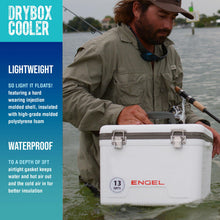 Load image into Gallery viewer, Engel UC19 19qt Leak-Proof, Air Tight, Drybox Cooler and Small Hard Shell Lunchbox for Men and Women in Tan