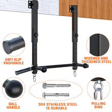 Load image into Gallery viewer, Upgraded-Joist Mounted Pull Up Bar - Black