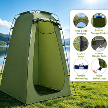 Load image into Gallery viewer, MILBOPA Portable Camping Shower, Pop Up Privacy Tent Kit and Foldable Toilet, Shower Pump, Gallons Bucket, Outdoor Shower for Hiking, Travel, Car
