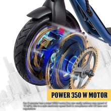Load image into Gallery viewer, Electric Scooter for Adults Scooters Kids Foldable E-Scooter with with 350W Motor 15.5 mph Max Speed (Blue)