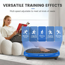 Load image into Gallery viewer, EILISON FitMaxx 3D XL Vibration Plate Exercise Machine - Whole Body Workout Vibration Platform w/Loop Bands - Lymphatic Drainage Machine for Weight Loss, Shaping, Recovery (Fitmaxx Blue)