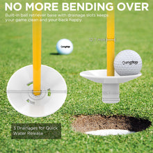 Load image into Gallery viewer, KINGTOP 3 ft Yellow Golf Flagsticks, 2-Section, 3 Pack