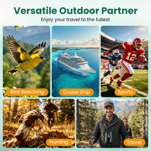 Load image into Gallery viewer, Aurosports 15x56 Binoculars for Adults High Powered for Bird Watching Green