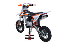 Load image into Gallery viewer, 125CC Dirt Bike (A10) 4-Stroke Electric Start Manual 4-Speed, 4.5L Fuel Tank, 14"/12" Tires for Youth Adults (Orange)