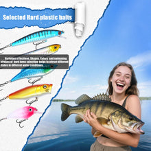 Load image into Gallery viewer, EXAURAFELIS Fishing Gear Fishing Lures All-in-one Tackle Box Minnow Crankbait Spinnerbaits VIB Jigs Hooks Paddle swimbaits Frog Lure Spoon Sinking Lure for Bass Trout Walleye Redfish