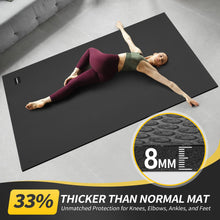 Load image into Gallery viewer, CAMBIVO Yoga Mat for Women and Men, Extra Long and Wide Exercise Mat(72"x48"/84"x30"), Large Non Slip Workout Mat for Yoga, Pilates, Fitness, Barefoot Workouts, Home Gym Studio