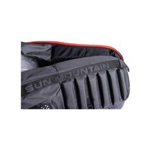 Load image into Gallery viewer, Sun Mountain Kube Golf Travel Bag, Steel Black Rush Red