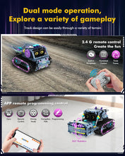 Load image into Gallery viewer, 3 in 1 STEM Robotics Toy Building Blocks Set, Programmable APP Remote Control Robot/Car Robot Coding Kit, STEM (433 Pieces)