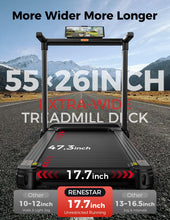 Load image into Gallery viewer, Renestar Treadmill for Home with 25% Auto Incline