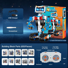 Load image into Gallery viewer, STEM Building Robot Toys for Kids 8-12, Educational Science Build Block Kits, Educational Remote Control Toy