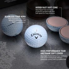 Load image into Gallery viewer, Callaway Golf Chrome Tour X Golf Balls (White)