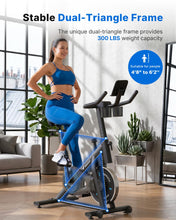 Load image into Gallery viewer, MERACH Exercise Bike, Brake Pad Stationary Bike with Exclusive App -Blue