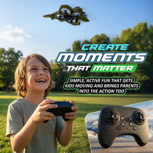 Load image into Gallery viewer, NUTTY TOYS RC Stunt Airplane for Kids & Adults - 3X Extended Battery Life, Top LED Jet Fighter 2026