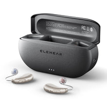 Load image into Gallery viewer, ELEHEAR-Beyond Hearing Aids, Rechargeable Bluetooth OTC Hearing Aids for Seniors with AI Noise Cancellation, Superior Sound Quality Smart, Bluetooth Enabled & App Control, Champagne Gold