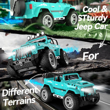 Load image into Gallery viewer, Remote Control Car with Fog Mist & Music, 1:16 Remote Control Truck for Boys, 2.4Ghz RC Car Toy with 2 Batteries, All Terrain