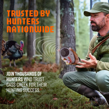 Load image into Gallery viewer, Cass Creek Ergo Spring Gobbler Electronic Game Call, Compact Handheld Turkey Call, Realistic Digital Sounds, Portable Hunting Gear, Easy One-Hand Operation