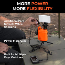 Load image into Gallery viewer, ELECOM NESTOUT Rugged Power Bank, 15000mAh Outdoor Charger, 32W USB-C Fast Charging PD, Waterproof IP67, Durable Shockproof, Battery Pack for iPhone Tablet Hiking Travel Camping (Orange, 15000mAh)