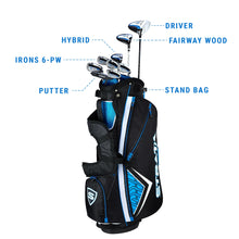 Load image into Gallery viewer, Callaway Golf Men's Strata Complete 12 Piece Package Set (Blue, 12 Piece (Strata), Men;s, Right Hand)