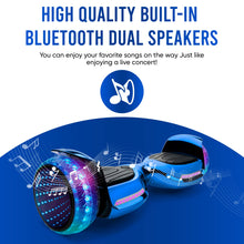 Load image into Gallery viewer, Hoverboard with 6.5" Full Light Up Wheels, Bluetooth Hover Board with Non-slip Footplates, UL2272 Safety Certified (Blue)