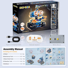 Load image into Gallery viewer, 5in1 STEM Robot Building Kit, 560 PCS APP/Remote Control Mech RC Robotics for Kids Ages 8-12, Science Kit Coding Robots