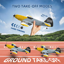 Load image into Gallery viewer, RC Plane 3 Channel BF-109 Remote Control Airplane Fighter Toys,2.4GHz 6-axis Gyro Stabilizer RTF Glider Aircraft Plane with 2 Batteries