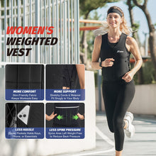 Load image into Gallery viewer, ZELUS Weighted Vest Woman, Adjustable Weighted Vest 1-10lb/ 1-15lb with Removable Z-Fit Soft Iron Weights, for Weight Loss Running Walking Rucking Strength Training, Reflective & Pocket Design