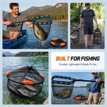 Load image into Gallery viewer, PLUSINNO Fishing Net with Floating Fish Basket, Kayak Fishing AccessoriesBL