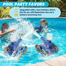 Load image into Gallery viewer, Amphibious Remote Control Truck, Shoot Water Tank RC Cars for Boys, 2.4G Off Road Hand Controlled