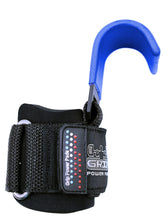 Load image into Gallery viewer, Heavy Duty PRO Metal Lifting Steel Hooks (Women-Wrist Size Small/Medium, Classic Blue)