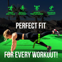 Load image into Gallery viewer, Two8 Bands Multi Loop Resistance Band for Working Out - Green, Movement Band (Light)