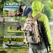 Load image into Gallery viewer, ROCRETA Fishing Backpack with Tackle Boxes,Fishing Lure Kit and Tool