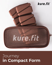 Load image into Gallery viewer, kure.fit Weighted Bangles | Adjustable Wrist and Ankle Weights for Women 2LB Each (Set of 2)Cocoa